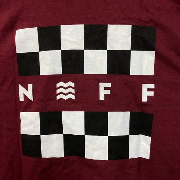 Neff Street Wear Burgundy Tshirt size Extra Large - Picture 3 of 4